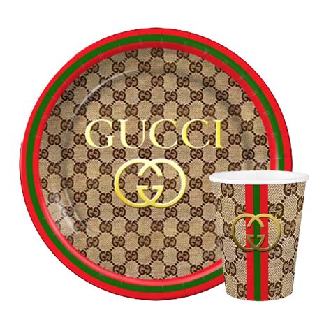 gucci plates blue|gucci plates and cups.